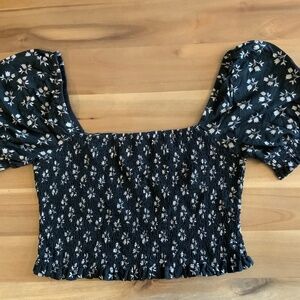Boden Smocked top size 14